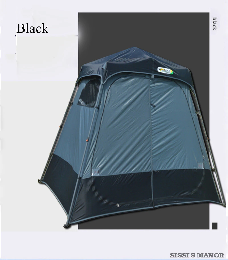 Cheap Goat Tents 2Rooms 2Persons Multipurpose Hydraulic Automatic Changing Tent Large Size Strong Shower Toilet Dressing Outdoor Movable WC   